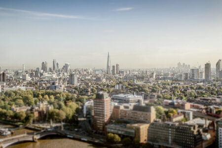 Panoramic image of London